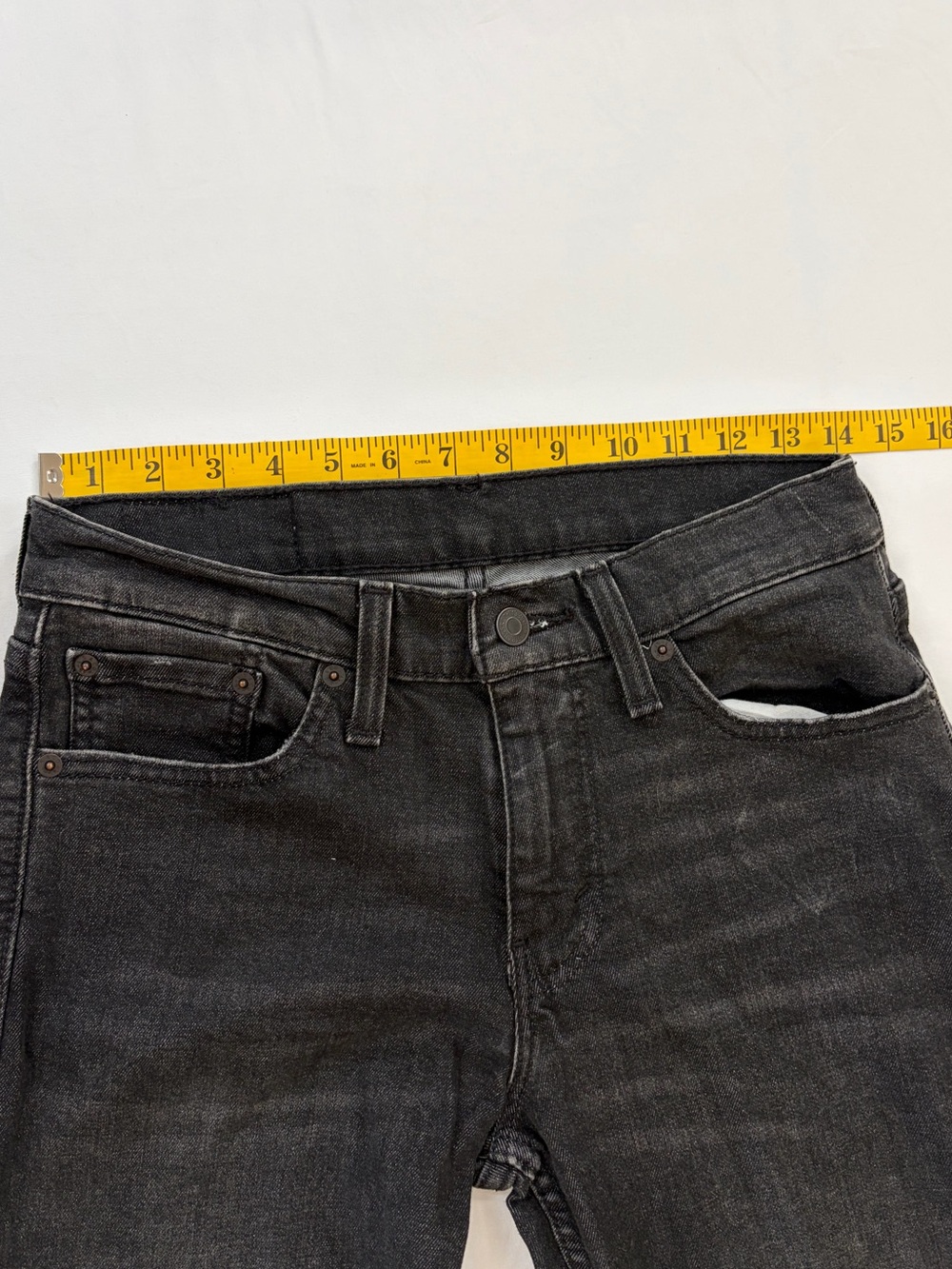 Levi’s Men's Black Straight-Leg Jeans 29x32 - Picture 7 of 8